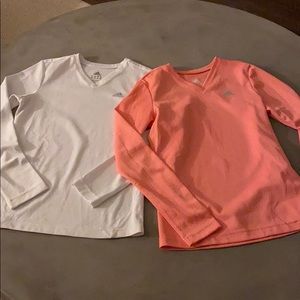 Adidas long sleeve work out tops